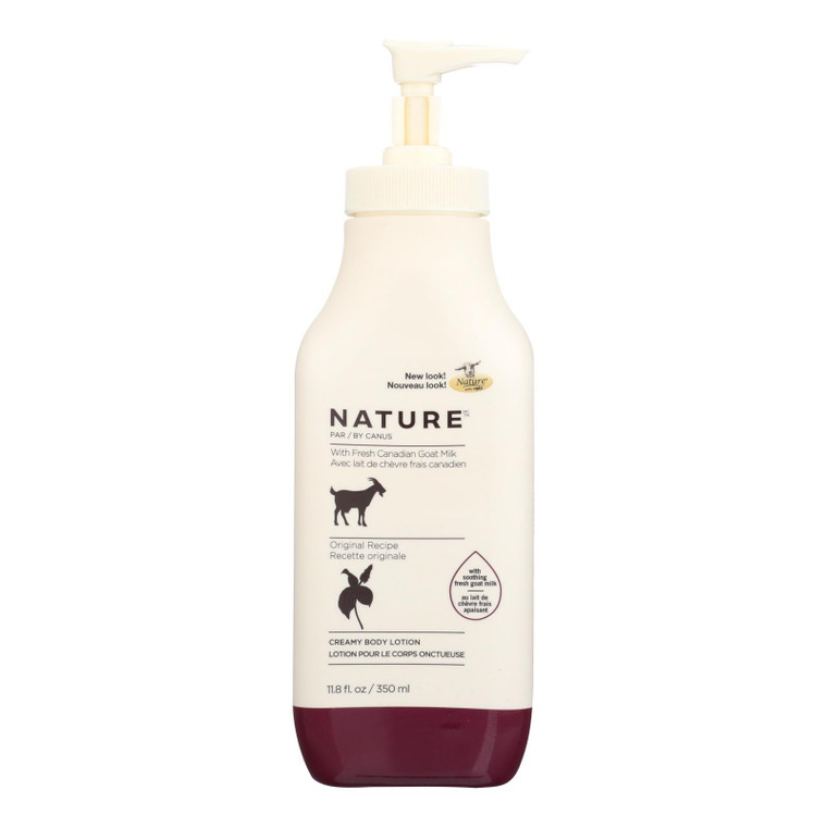 Nature By Canus Lotion - Goats Milk - Nature - Original Formula - 11.8 Oz Nature By Canus Lotion - Goats Milk - Nature - Original Formula - 11.8 Oz