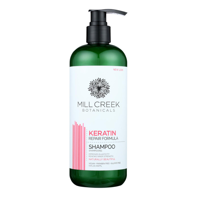 Mill Creek Botanicals Keratin Shampoo Repair Formula  - 1 Each - 14 Fz