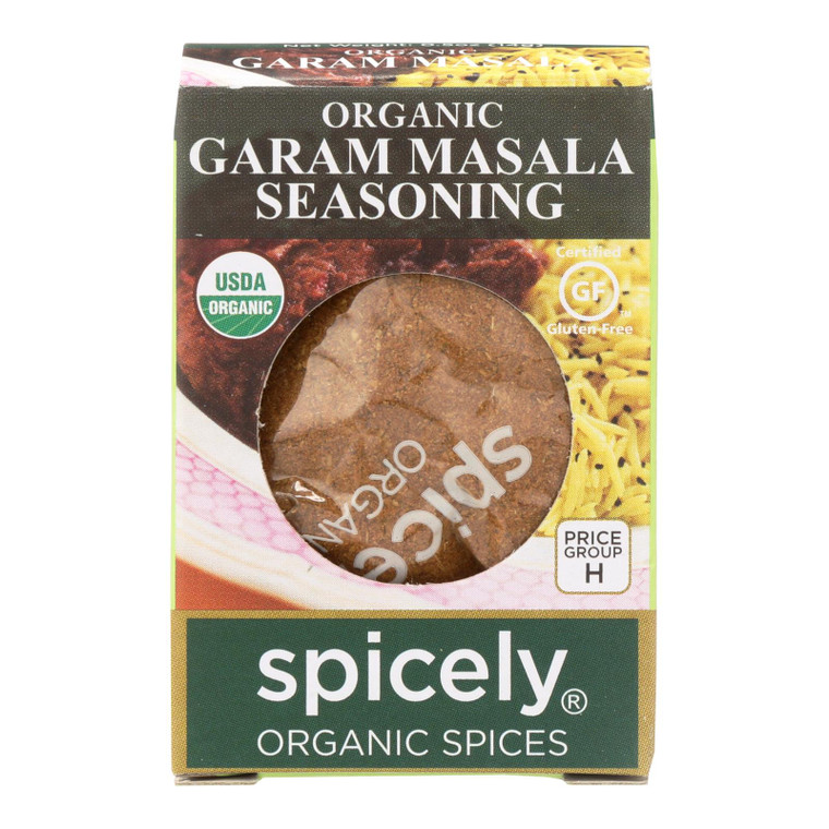 Spicely Organics - Organic Garam Masala Seasoning - Case Of 6 - 0.5 Oz.
