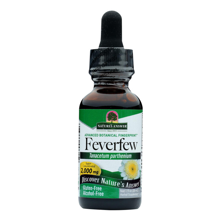 Nature's Answer - Feverfew Leaf Alcohol Free - 1 Fl Oz