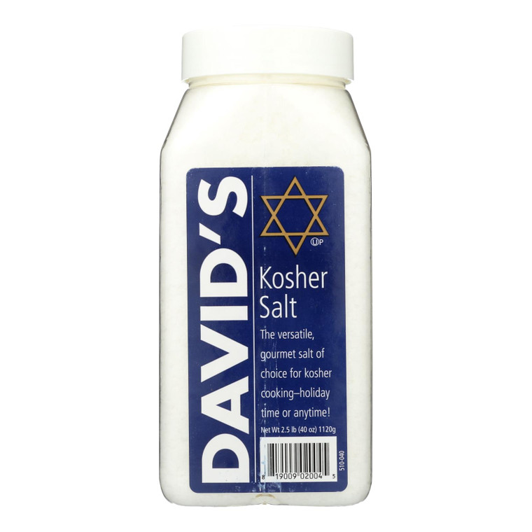 David's Kosher Salt - Case Of 6 - 40 Oz