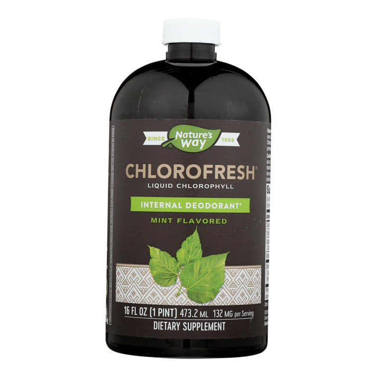 Nature's Way - Chlorofresh Liquid Chlorophyll Natural Mint - 16 Fl Oz