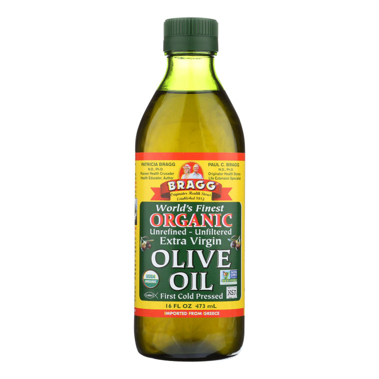 Bragg - Olive Oil - Organic - Extra Virgin - 16 Oz - 1 Each