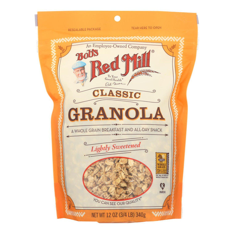 Bob's Red Mill - Natural Whole Grain Granola - 12 Oz - Case Of 4