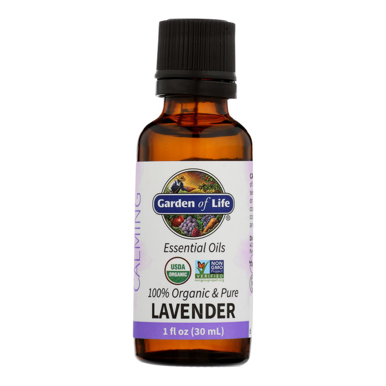 Garden Of Life - Essential Oil Lavender - 1 Fz Garden Of Life - Essential Oil Lavender - 1 Fz