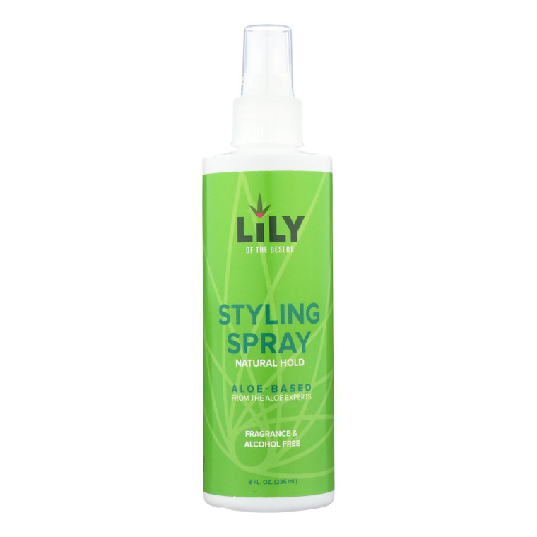 Lily Of The Desert - Styling Spray Natural Hold - Case Of 1 - 8 Fl Oz. Lily Of The Desert - Styling Spray Natural Hold - Case Of 1 - 8 Fl Oz.