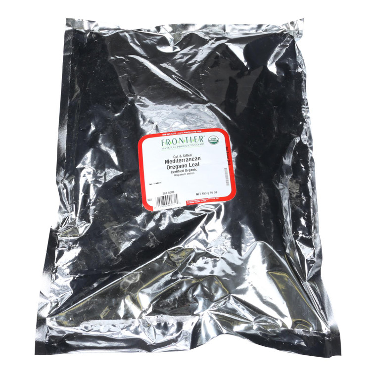 Frontier Herb Oregano Leaf Organic Cut And Sifted Fancy Grade - Single Bulk Item - 1lb Frontier Herb Oregano Leaf Organic Cut And Sifted Fancy Grade - Single Bulk Item - 1lb