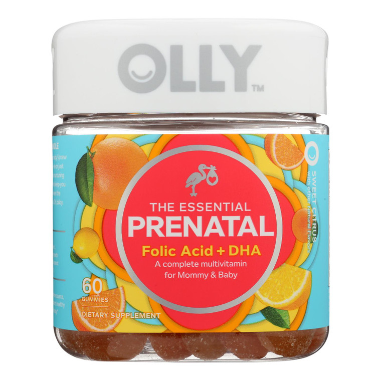 Olly - Prenatl Vitamin Folic Acd Cit - 1 Each - 60 Ct