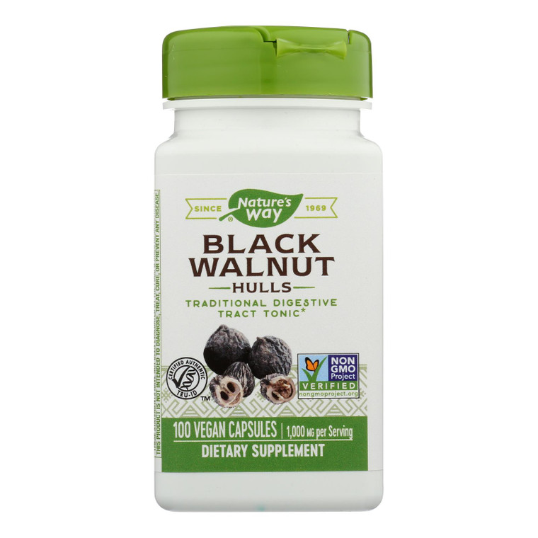Nature's Way - Black Walnut Hulls - 100 Capsules Nature's Way - Black Walnut Hulls - 100 Capsules