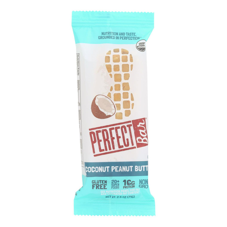 Perfect Bar Coconut Peanut Butter Bar - Case Of 8 - 2.5 Oz