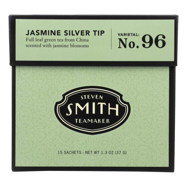 Smith Teamaker Green Tea - Jasmine Silver Top - 15 Bags