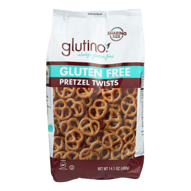 Glutino Pretzels Twists - Case Of 12 - 14.1 Oz.