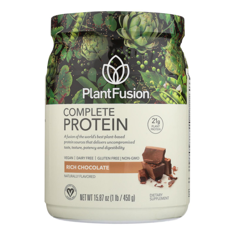 Plantfusion - Complete Protein - Chocolate - 1 Lb Plantfusion - Complete Protein - Chocolate - 1 Lb