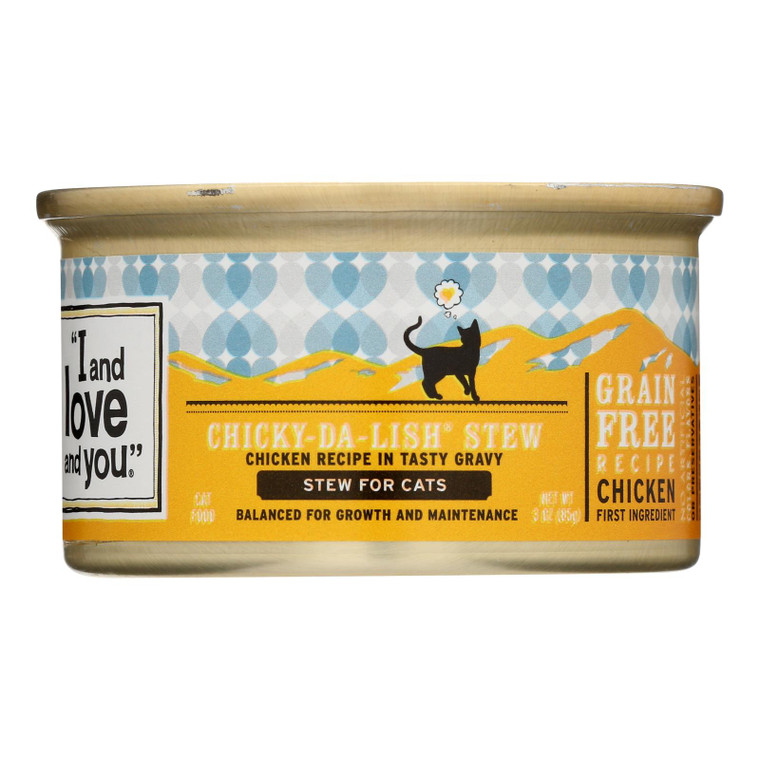 I And Love And You - Cat Fd Can Chicken Chnk W/gr - Case Of 24 - 3 Oz