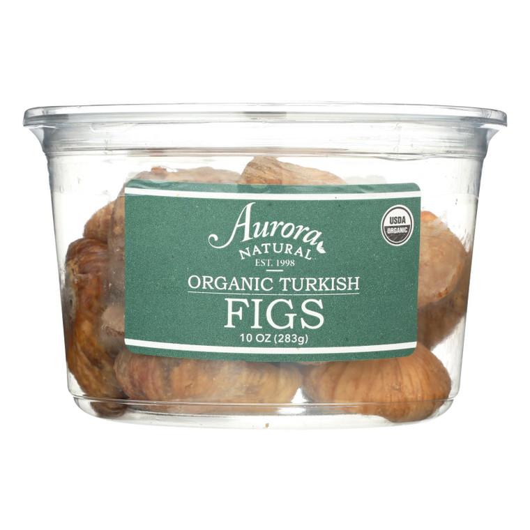 Aurora Natural Products - Organic Turkish Figs - Case Of 12 - 10 Oz.