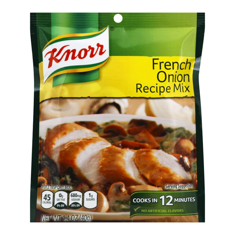 Knorr Recipe Mixes - French Onion - Case Of 12 - 1.4 Oz.