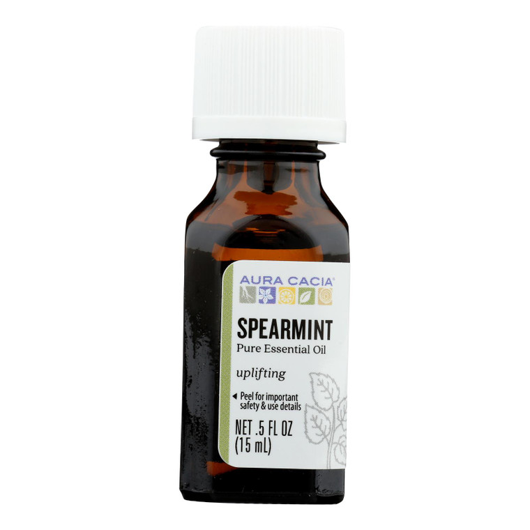 Aura Cacia - Essential Oil Spearmint - 0.5 Fl Oz Aura Cacia - Essential Oil Spearmint - 0.5 Fl Oz