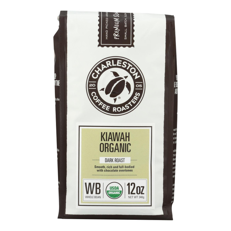 Charleston Coffee Roasters - Coffee Kiawah Whole Bean - Case Of 6 - 12 Oz