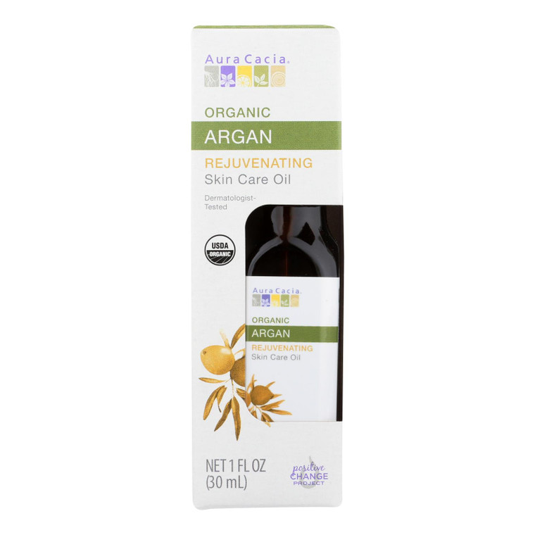 Aura Cacia - Organic Skincare Oil - Argan - Case Of 3 - 1 Fl Oz - GEL2196764