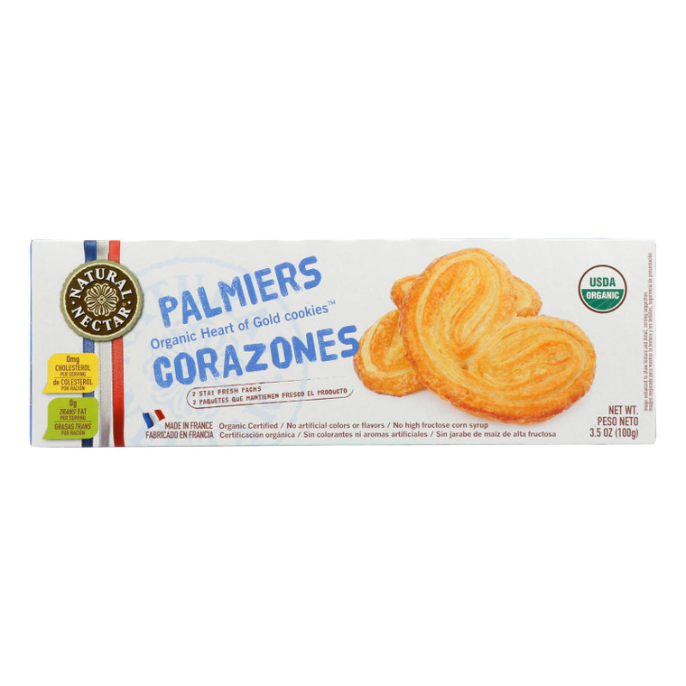 Natural Nectar Palmiers  - Case Of 12 - 3.5 Oz