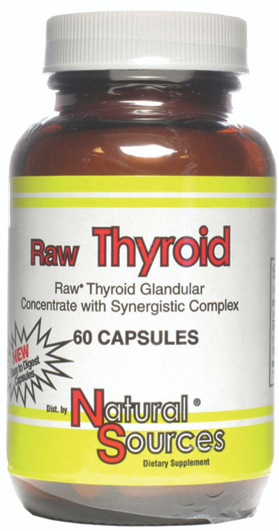 Raw Thyroid 60 CAP