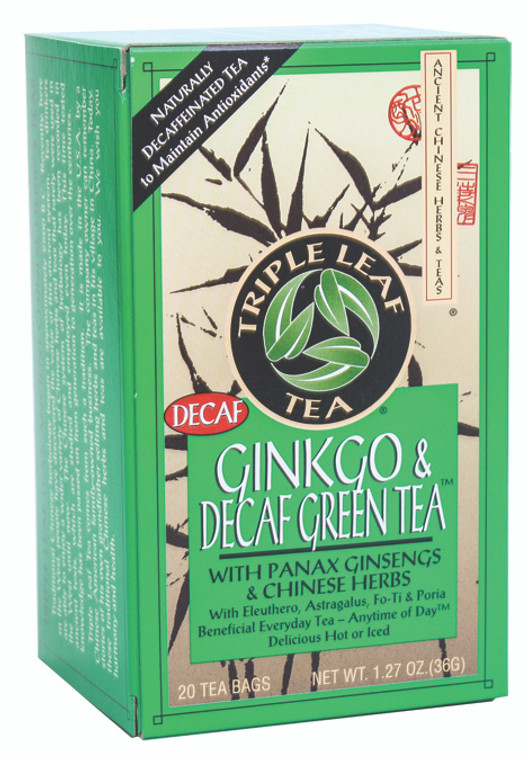 Ginkgo & Decaf Green Tea 20 BAG