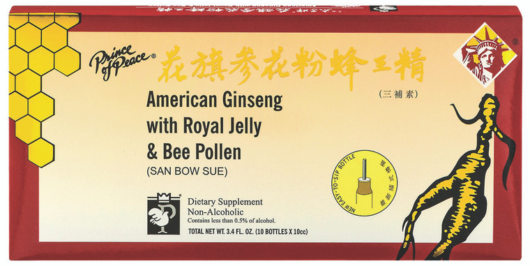 American Ginseng RJ Bee Pollen 10 VIAL