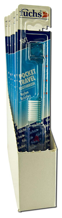Pocket Nylon Soft Toothbrush 12/CAS