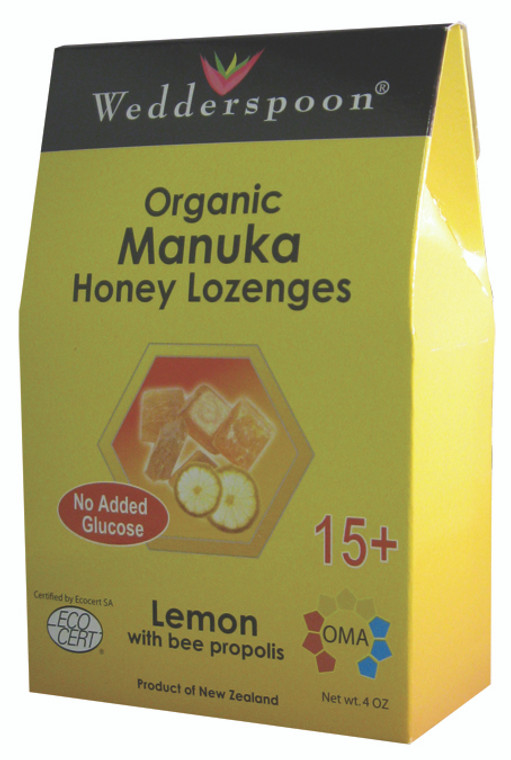 Organic Manuka Drops Lemon 20 LOZ