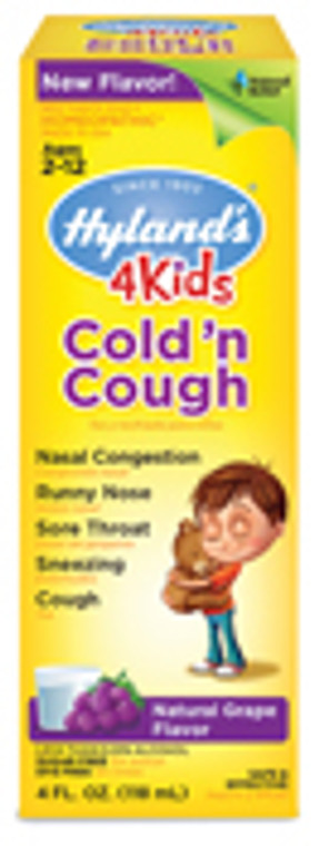 4 Kids Cold 'n Cough Grape 4 OZ