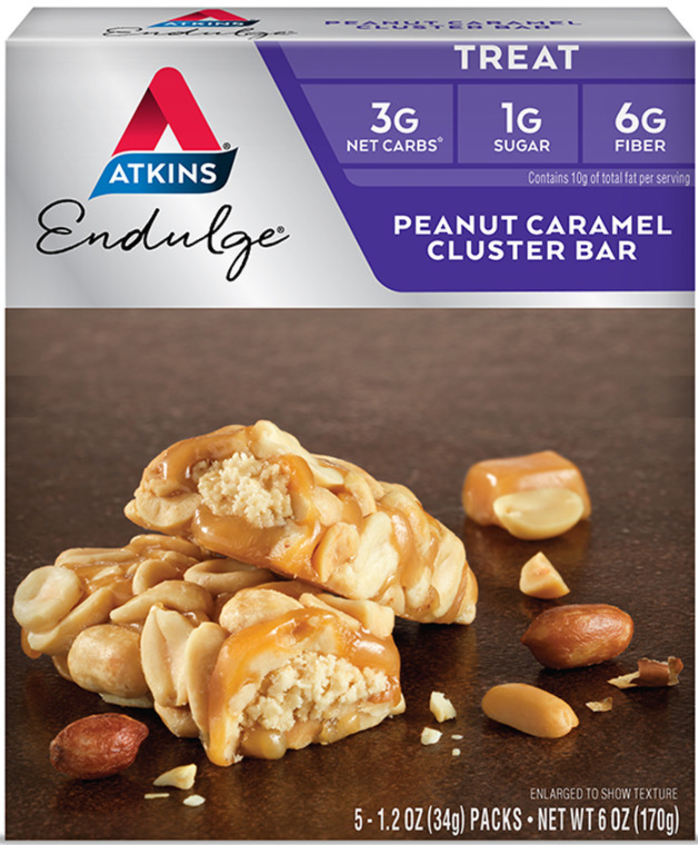 Peanut Caramel Cluster Bar 5/BOX