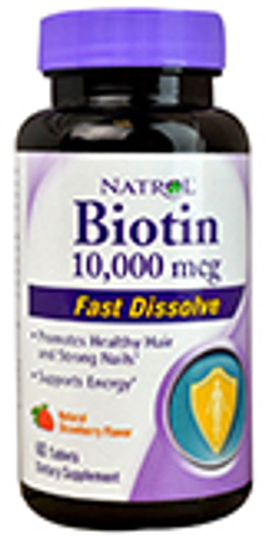 Biotin 10,000mcg Fast Dissolve 60 TAB