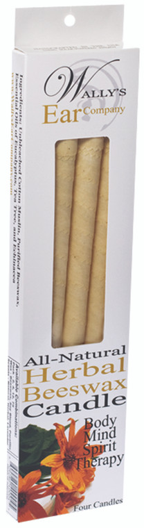 Herbal Beeswax Candles 4 PK