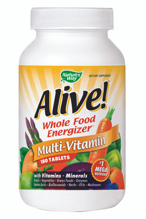 Alive Whole Food Multi Vitamin 180 TAB