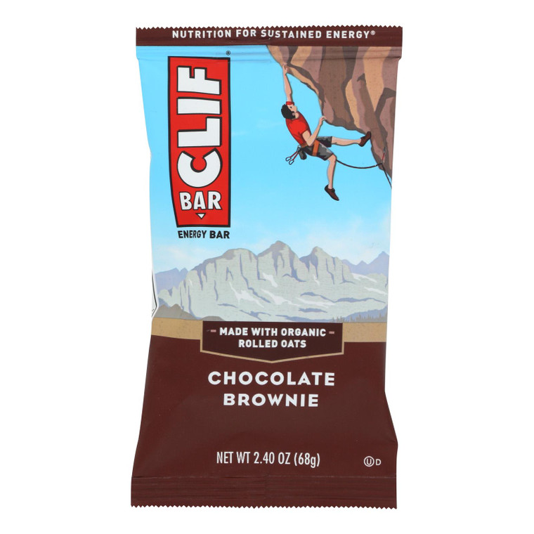 Clif Bar - Organic Chocolate Brownie - Case Of 12 - 2.4 Oz