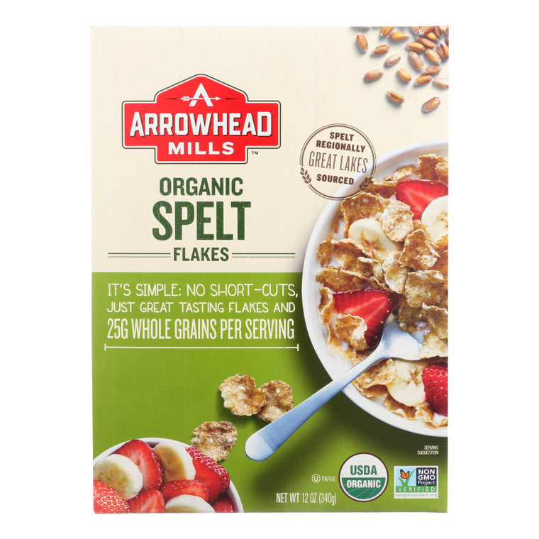 Arrowhead Mills - Cereal Spelt Flakes - Case Of 6-12 Oz