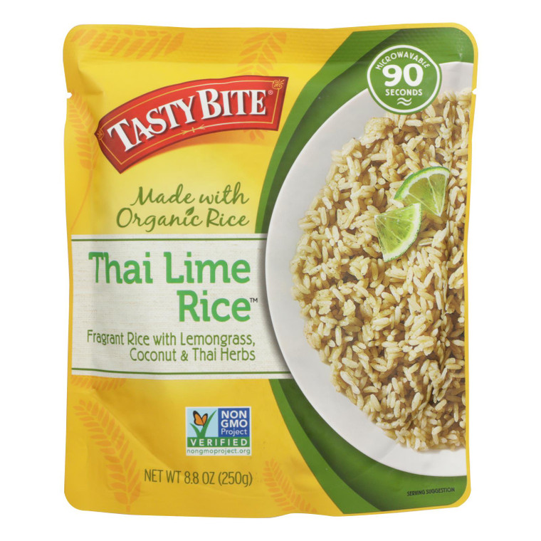 Tasty Bite Rice - Thai Lime - 8.8 Oz - Case Of 6