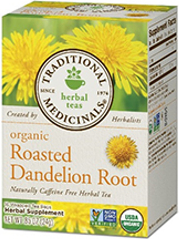 Organic Roasted Dandelion Root 16 BAGS