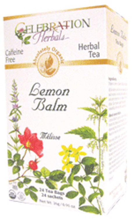Lemon Balm Herb Tea Organic 24 BAG