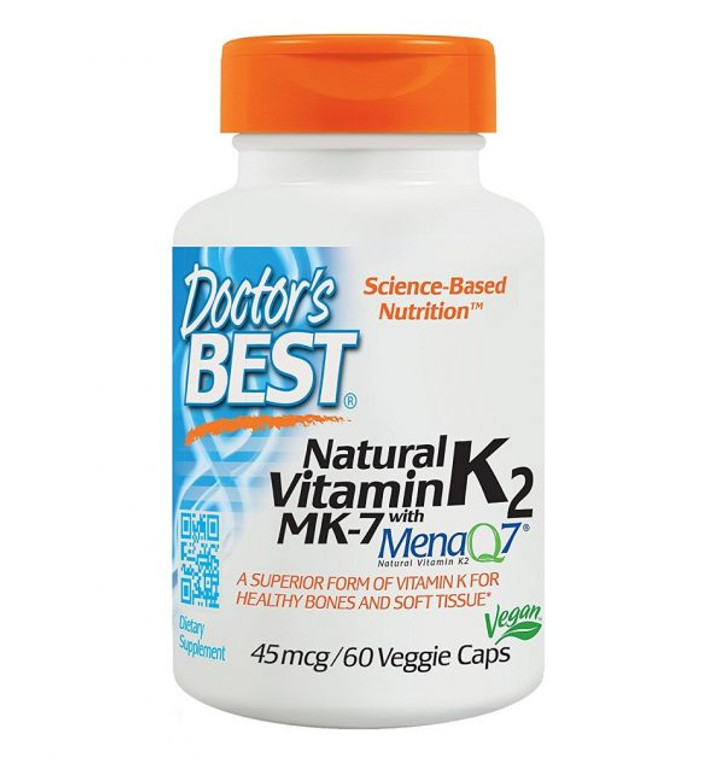 MK-7 MenaQ7 100 mcg Vitamin K2 60 VGC