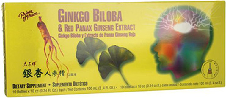 Ginko Biloba Red Panax Ginseng 10 VIAL