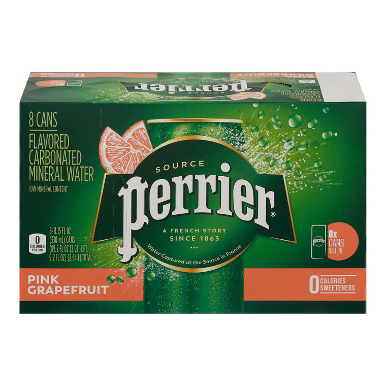 Perrier - Sparkling Min Water Pink Grapefruit - Case Of 3-8/11.15z Perrier - Sparkling Min Water Pink Grapefruit - Case Of 3-8/11.15z
