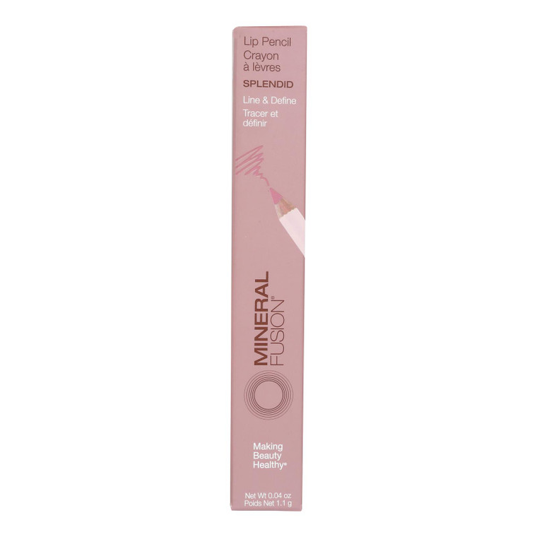 Mineral Fusion - Mkup Lip Pencil Splendid - 1 Each-.04 Oz