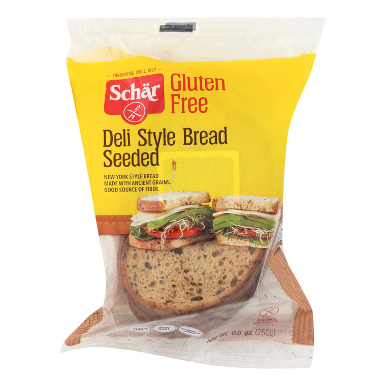 Schar - Bread Deli Style Seeded - Case Of 5 - 8.8 Oz