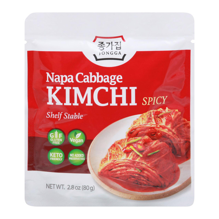 Jongga - Kimchi Napa Cabbage Spicy - Case Of 8-2.8 Oz