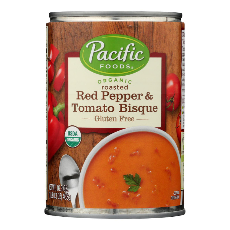 Pacific Foods - Bisque Tom Rst Rd Pepper - Case Of 12-16.3 Oz Pacific Foods - Bisque Tom Rst Rd Pepper - Case Of 12-16.3 Oz