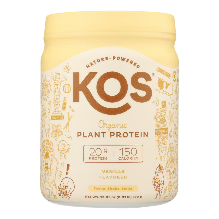 Kos - Protein Powder Vanilla - 1 Each-13.05 Oz