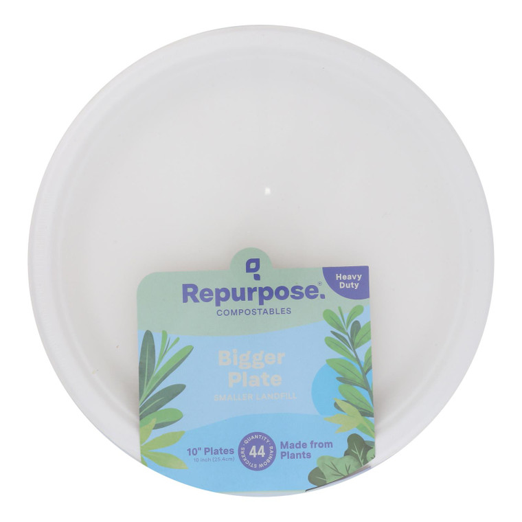 Repurpose - Plate Bagasse Compst 10in - Case Of 6-44 Ct