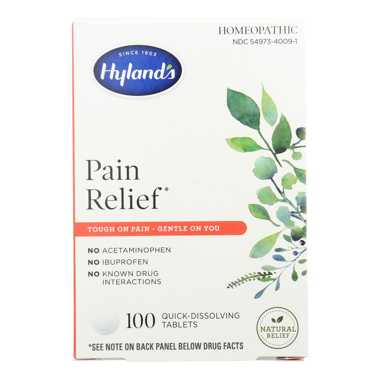 Hyland's - Homeopath Pain Relief - 1 Each-100 Tab