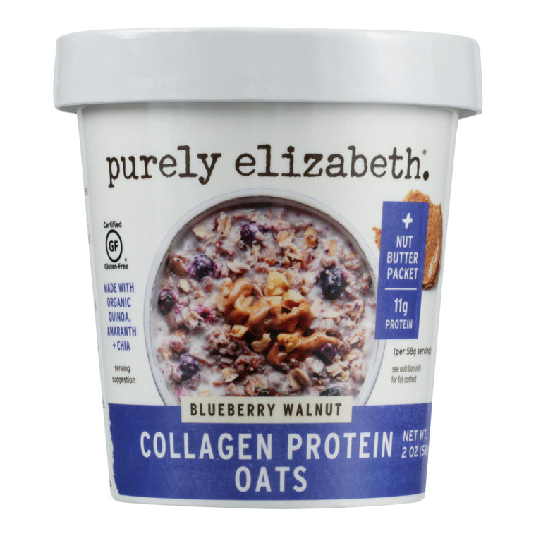 Purely Elizabeth - Oat Cup Protn Blubry Wlnt - Case Of 12 - 2 Oz